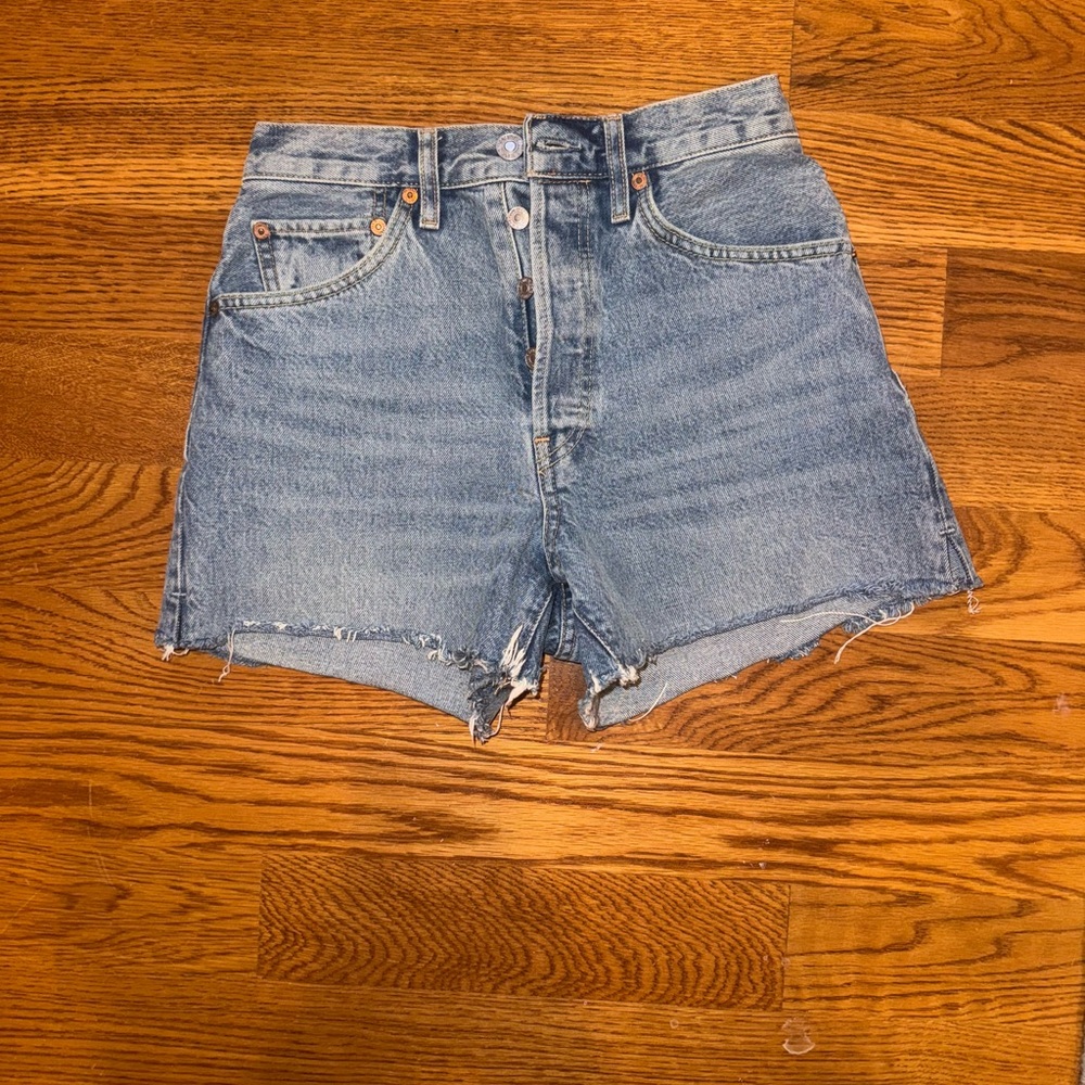 Re/Done denim cutoff shorts